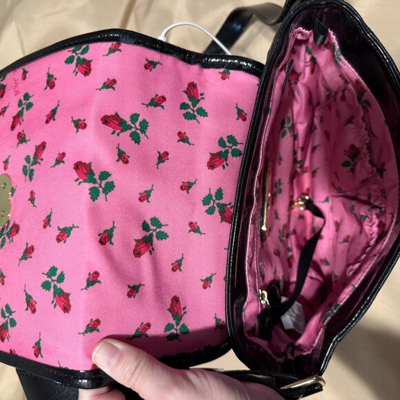 Betsey Johnson Crossbody Black Phone Purse - Picture 5 of 6